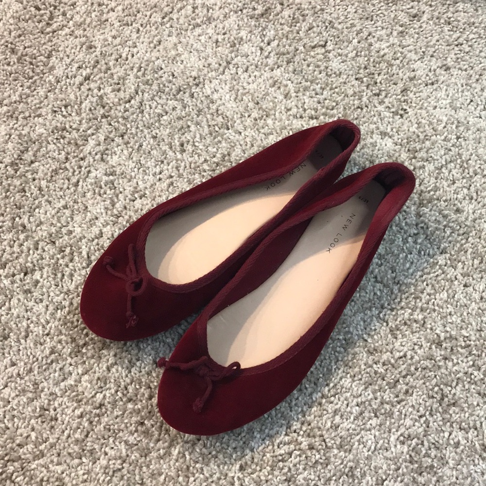 New Look faux suede flats!